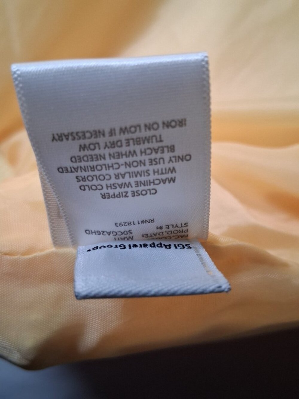 Harley Davidson Motorcycles Jacket Girls 5 Yellow Twill Tattoo Eagle Bird Rose - Picture 6 of 16